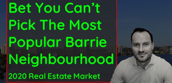 City of Barrie, Ontario Real Estate Housing Trends by Neighbourhoods – June 2020